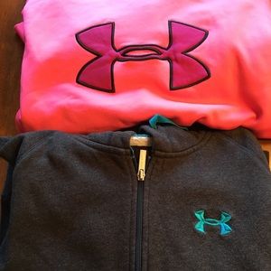2 Under Armour Sweatshirts